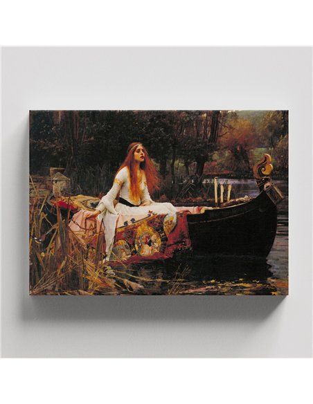 Cuadro The Lady Of Shalott - John Waterhouse 65x50cm Canvas