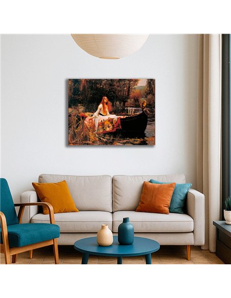 Cuadro The Lady Of Shalott - John Waterhouse 65x50cm Canvas