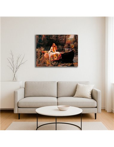 Cuadro The Lady Of Shalott - John Waterhouse 65x50cm Canvas