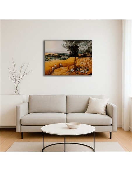 Cuadro The Harvesters - Pieter Bruegel 68x50cm Canvas