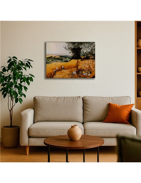 Cuadro The Harvesters - Pieter Bruegel 68x50cm Canvas