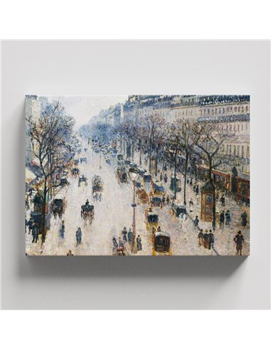 Cuadro Boulevard Montmartre Camille Pissarro 62x50cm Canvas