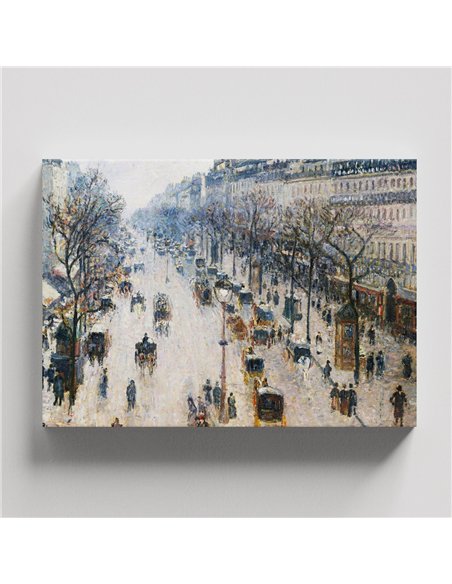 Cuadro Boulevard Montmartre Camille Pissarro 62x50cm Canvas