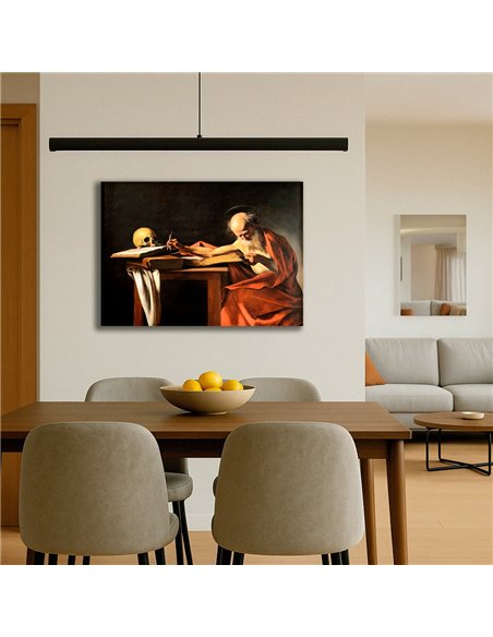 Cuadro Saint Jerome Writing - Caravaggio 69x50cm Canvas