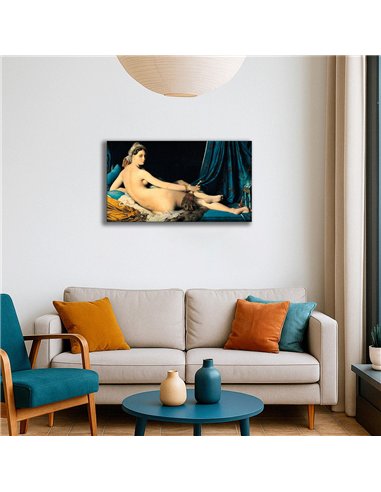 Cuadro Grande Odalisque - J. A. D. Ingres 89x50cm Canvas