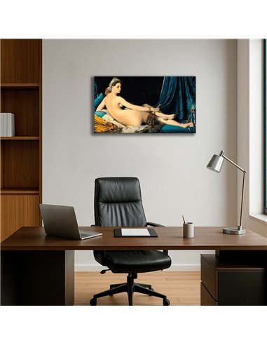 Cuadro Grande Odalisque - J. A. D. Ingres 89x50cm Canvas