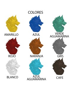 Lobo escultura en impresión 3D 2