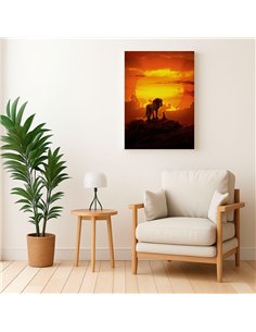 Cuadro legado de león 50x35cm lienzografía - canvas 2