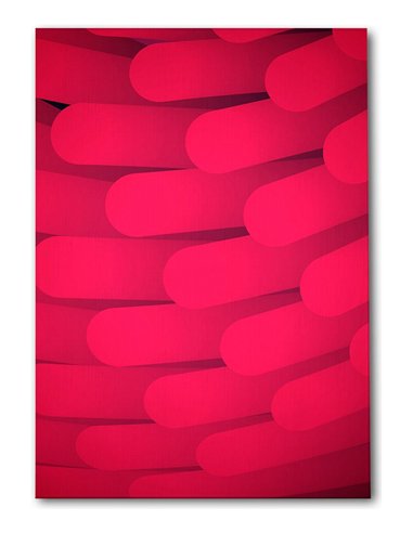 Cuadro Abstracto Geométrico 35x50cm Lienzografía Diseño 0225