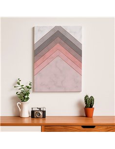 Cuadro Abstracto Geométrico 35x50cm Lienzografía Diseño 0239 2