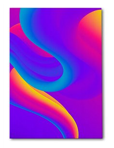 Cuadro Abstracto Geométrico 35x50cm Lienzografía Diseño 0243