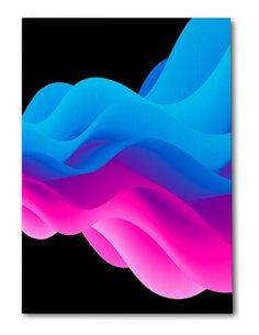 Cuadro Abstracto Geométrico 35x50cm Lienzografía Diseño 0244