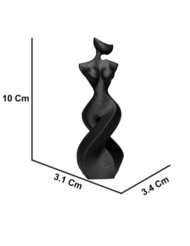 Silueta de Mujer escultura en impresión 3D