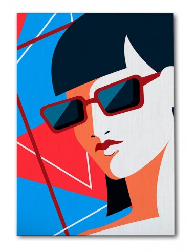 Cuadro Abstracto Mujer 35x50cm Lienzografía Diseño 0281