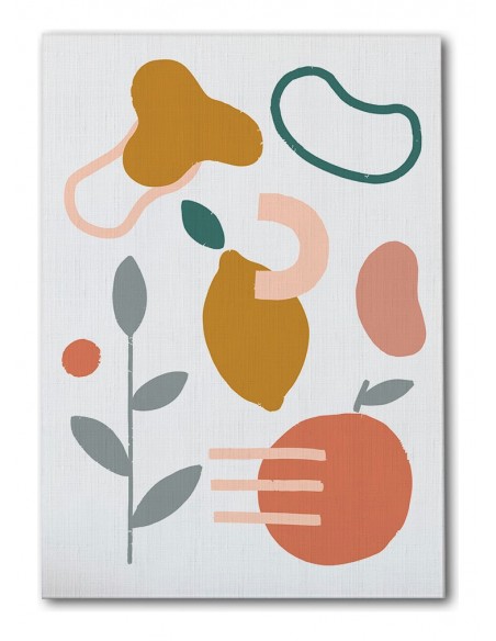 Cuadro Abstracto Bonito 35x50cm Lienzografía Diseño 0296