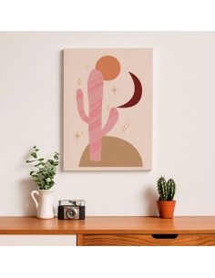 Cuadro Abstracto Bonito 35x50cm Lienzografía Diseño 0300 2