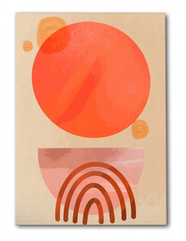 Cuadro Abstracto Bonito 35x50cm Lienzografía Diseño 0304