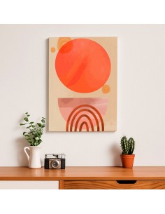 Cuadro Abstracto Bonito 35x50cm Lienzografía Diseño 0304 2