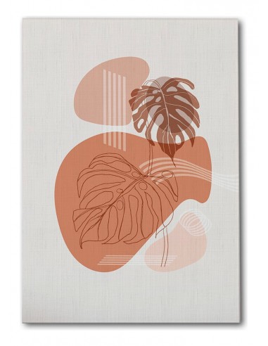 Cuadro Abstracto Bonito 35x50cm Lienzografía Diseño 0307