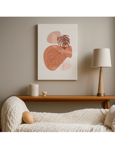 Cuadro Abstracto Bonito 35x50cm Lienzografía Diseño 0307