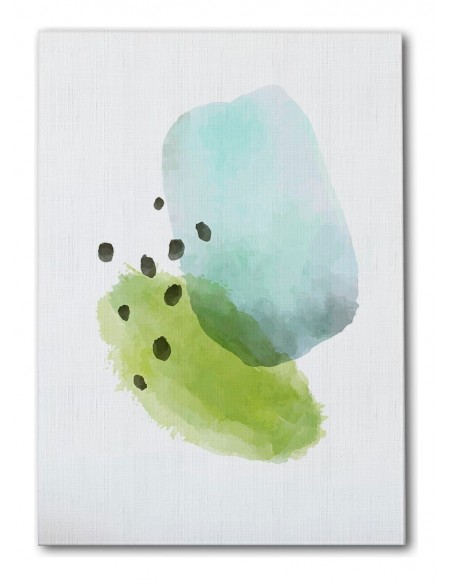 Cuadro Abstracto Bonito 35x50cm Lienzografía Diseño 0308