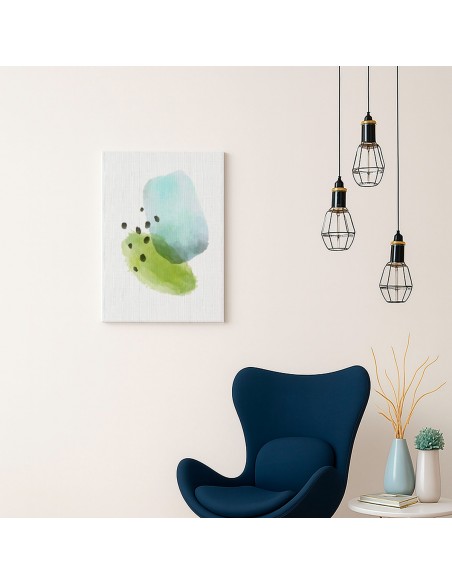 Cuadro Abstracto Bonito 35x50cm Lienzografía Diseño 0308