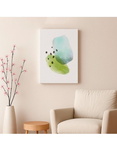 Cuadro Abstracto Bonito 35x50cm Lienzografía Diseño 0308