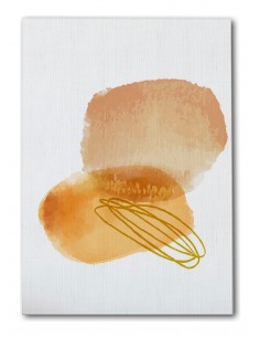 Cuadro Abstracto Bonito 35x50cm Lienzografía Diseño 0309