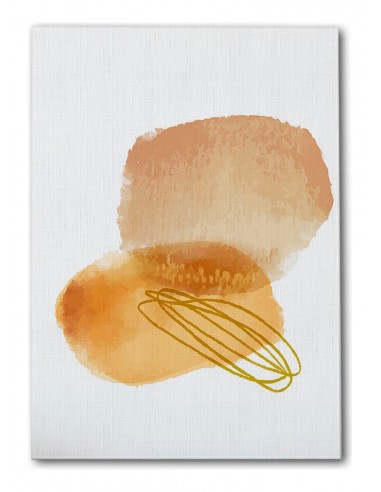 Cuadro Abstracto Bonito 35x50cm Lienzografía Diseño 0309