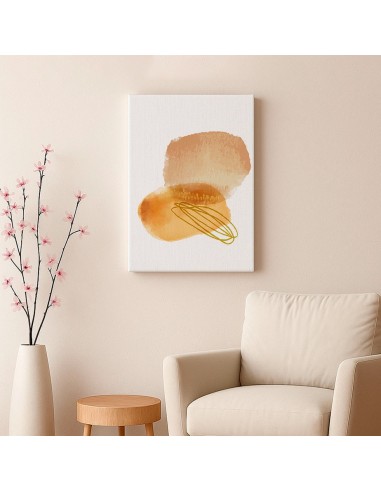 Cuadro Abstracto Bonito 35x50cm Lienzografía Diseño 0309