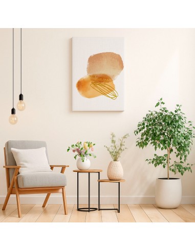 Cuadro Abstracto Bonito 35x50cm Lienzografía Diseño 0309