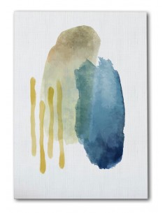 Cuadro Abstracto Bonito 35x50cm Lienzografía Diseño 0310