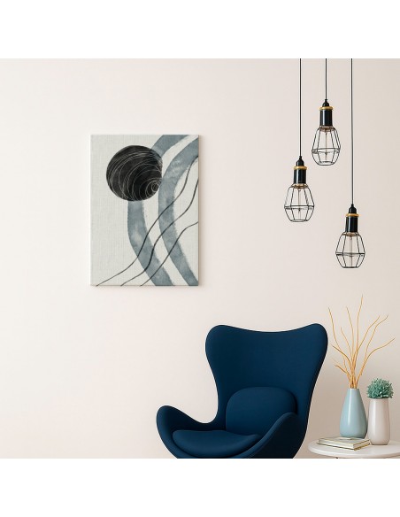 Cuadro Abstracto Bonito 35x50cm Lienzografía Diseño 0312