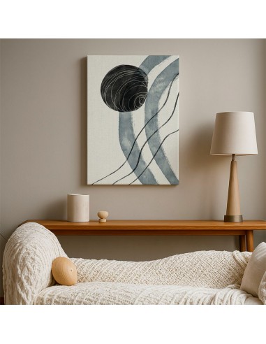 Cuadro Abstracto Bonito 35x50cm Lienzografía Diseño 0312