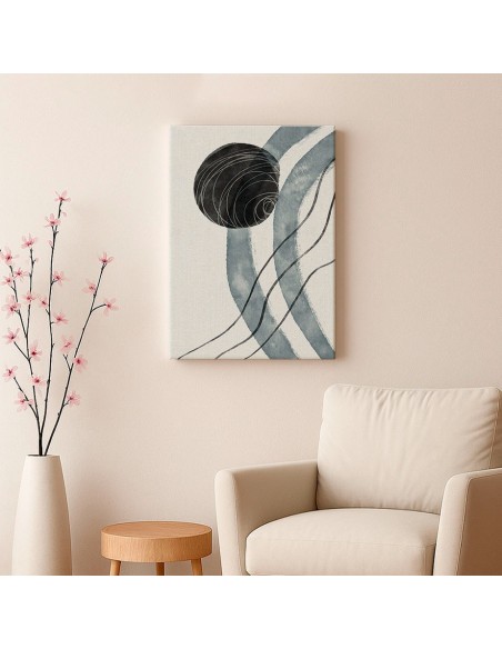 Cuadro Abstracto Bonito 35x50cm Lienzografía Diseño 0312