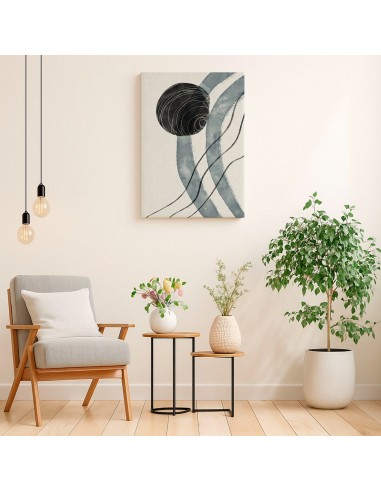 Cuadro Abstracto Bonito 35x50cm Lienzografía Diseño 0312