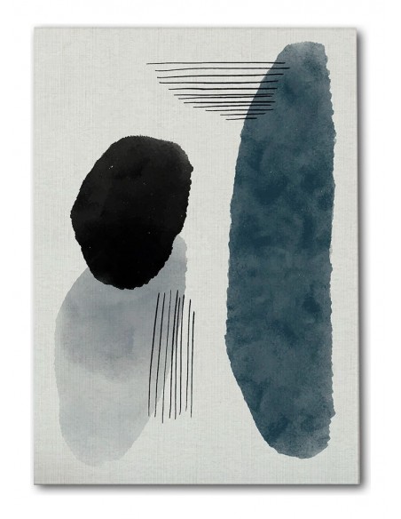 Cuadro Abstracto Bonito 35x50cm Lienzografía Diseño 0313