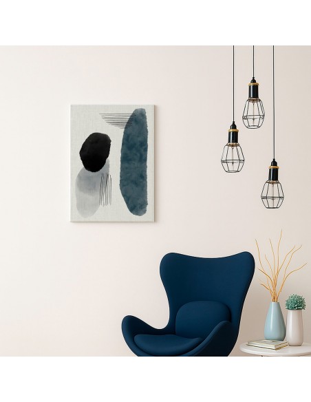 Cuadro Abstracto Bonito 35x50cm Lienzografía Diseño 0313
