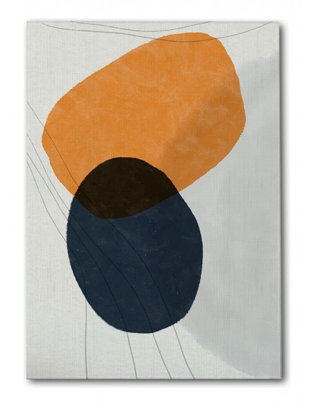 Cuadro Abstracto Bonito 35x50cm Lienzografía Diseño 0315