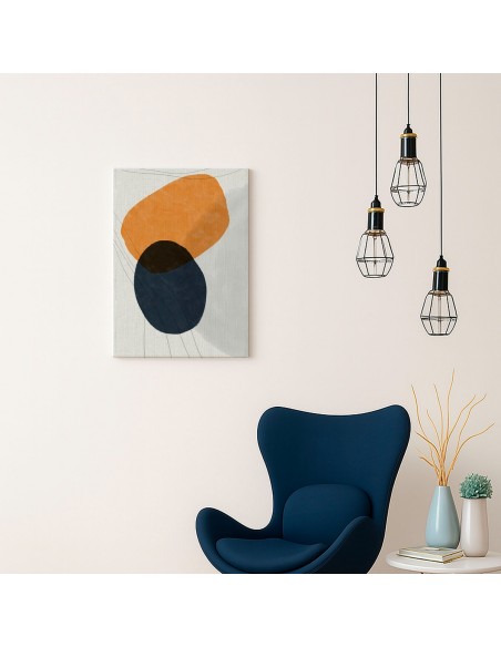 Cuadro Abstracto Bonito 35x50cm Lienzografía Diseño 0315