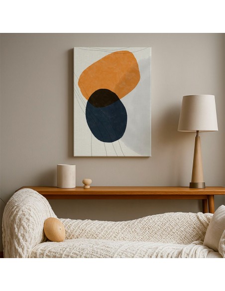 Cuadro Abstracto Bonito 35x50cm Lienzografía Diseño 0315