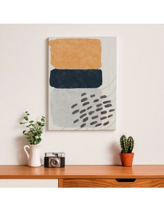 Cuadro Abstracto Bonito 35x50cm Lienzografía Diseño 0316 2