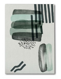 Cuadro Abstracto Bonito 35x50cm Lienzografía Diseño 0317