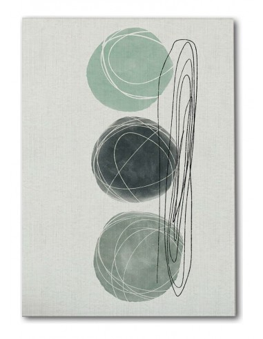 Cuadro Abstracto Bonito 35x50cm Lienzografía Diseño 0318