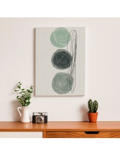 Cuadro Abstracto Bonito 35x50cm Lienzografía Diseño 0318 2