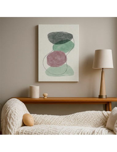Cuadro Abstracto Bonito 35x50cm Lienzografía Diseño 0319