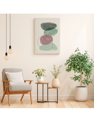 Cuadro Abstracto Bonito 35x50cm Lienzografía Diseño 0319