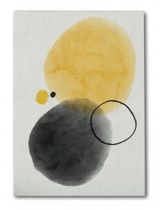 Cuadro Abstracto Bonito 35x50cm Lienzografía Diseño 0329