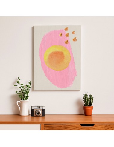 Cuadro Abstracto Bonito 35x50cm Lienzografía Diseño 0332