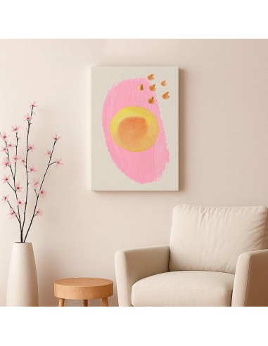 Cuadro Abstracto Bonito 35x50cm Lienzografía Diseño 0332